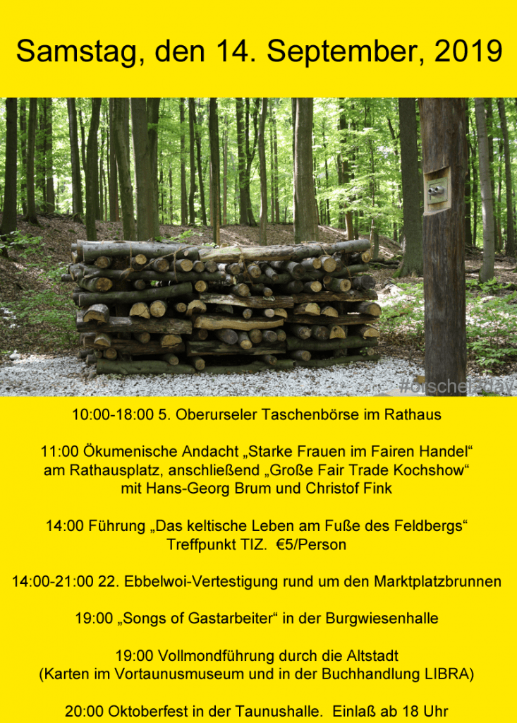 Samstag, den 14. September, 2019