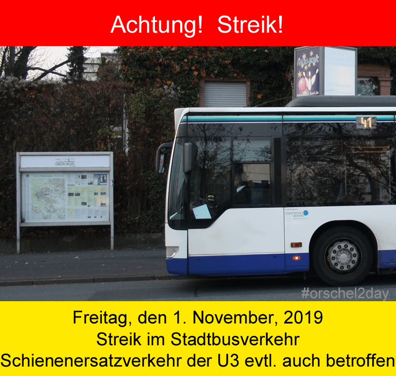 Busfahrer streiken am 1. November