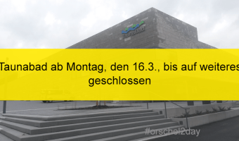 Taunabad ab Montag geschlossen