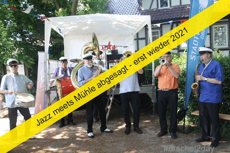 Jazz meets Mühle erst wieder 2021 - Veranstaltungsabsage aufgrund der aktuellen Gesundheitslage