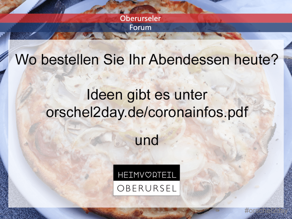 Wo bestellen Sie Ihr Abendessen heute?