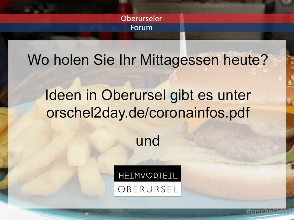 Wo holen Sie Ihr Mittagessen heute?