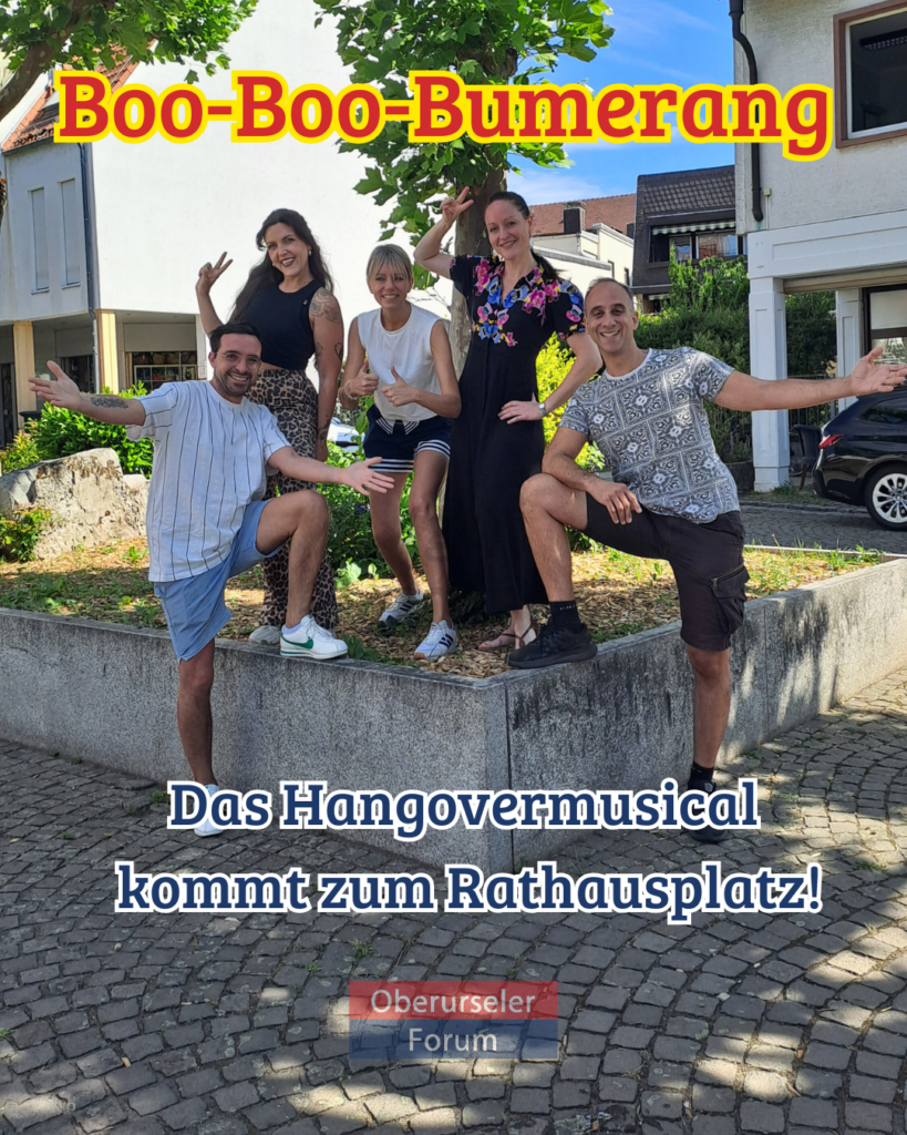 Boo-Boo-Bumerang – das Hangovermusical kommt zum Rathausplatz!