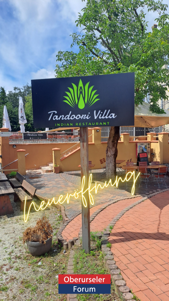 Das indische Restaurant "Tandoori Villa" wurde am 28. Mai an der Krebsmühle in Oberursel eröffnet.