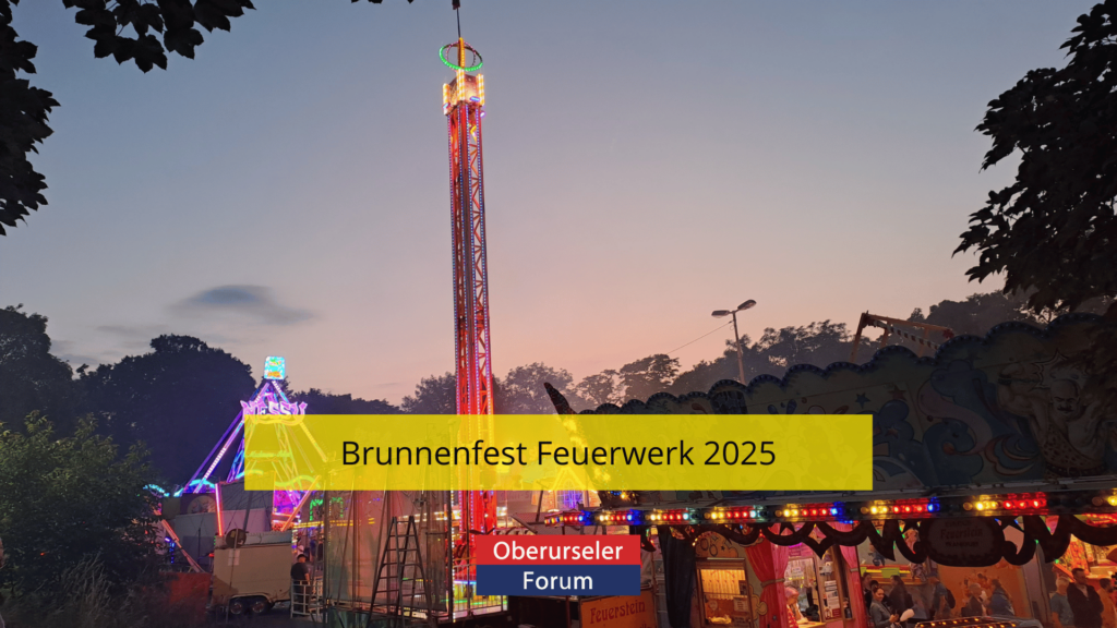 Brunnenfest Feuerwerk am Montag, 16. Juni, 2025 (Oberursel)