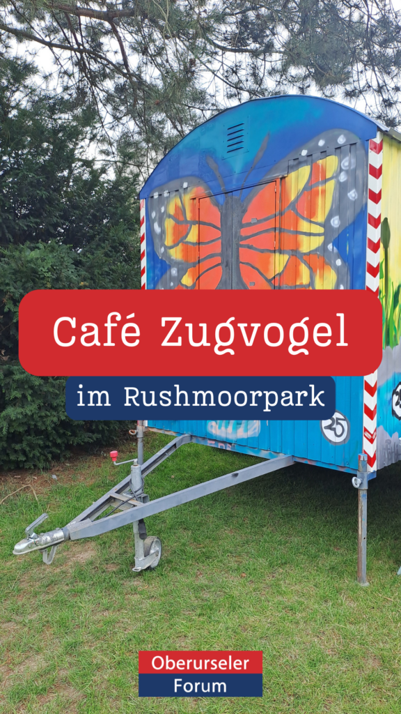 Das Café Zugvogel ist heute im Rushmoorpark gelandet.
