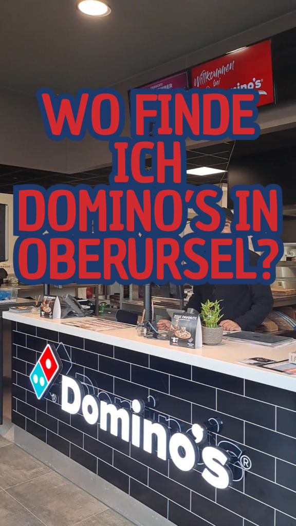 Du hast schon gehört, dass es wieder eine "Domino's" in Oberursel gibt, aber du weiß nicht, wo genau sie ist? Wir zeigen’s dir! #Anzeige