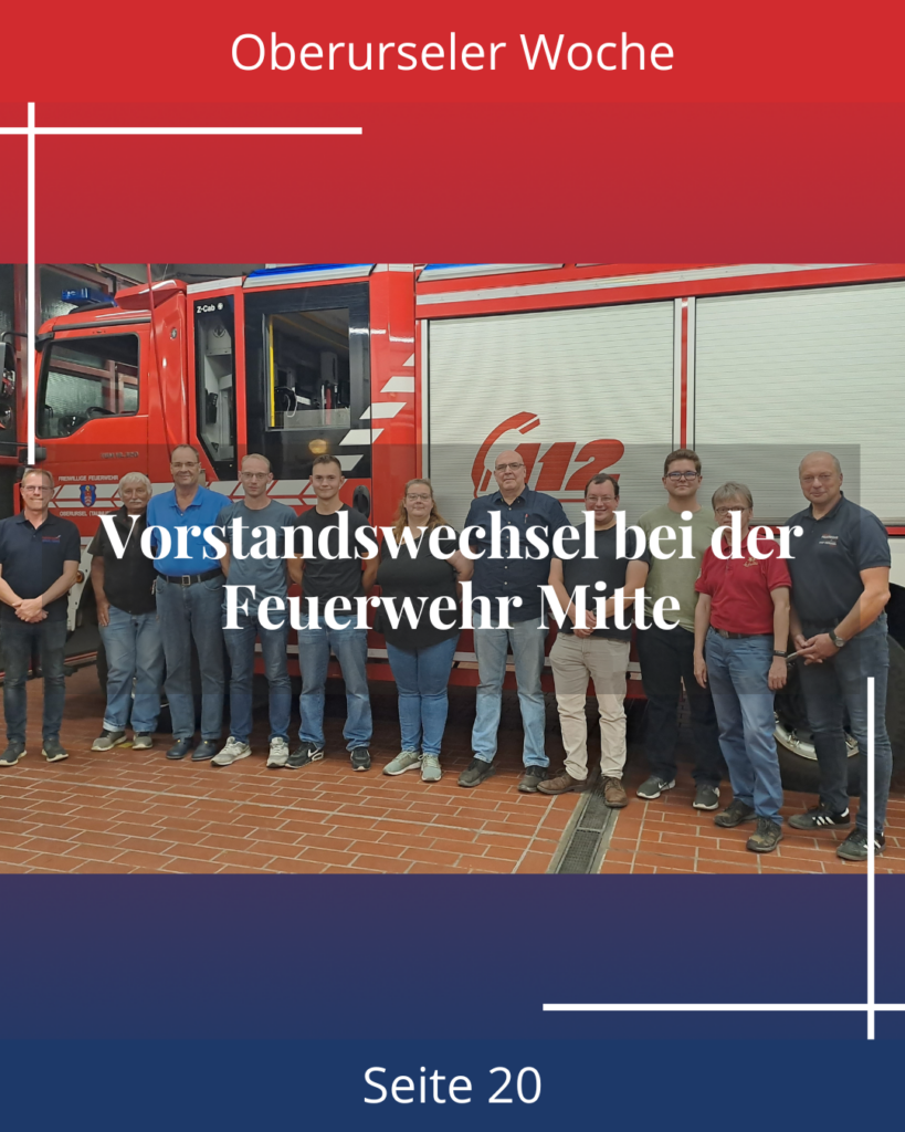 Vorstandswechsel bei der Feuerwehr Mitte