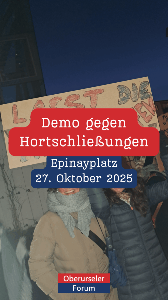 Demo gegen Hortschließungen in Oberursel