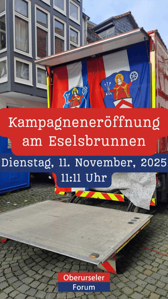 Ausrufung der Fastnacht - Kampagneneröffnung am Eselsbrunnen in Oberursel