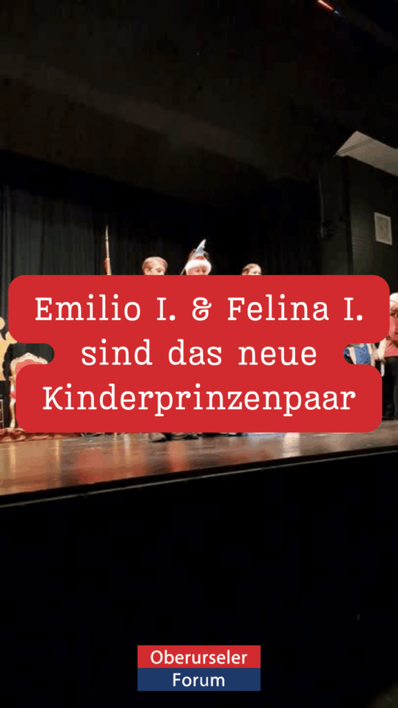 Emilio I. und Felina I. sind das neue Kinderprinzenpaar