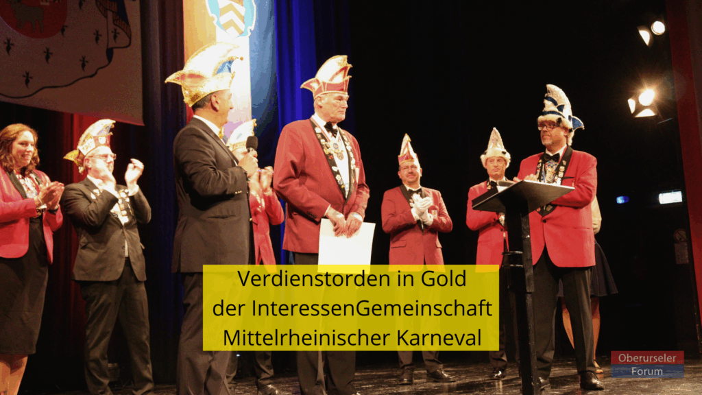 Verdienstorden in Gold für Harry Hecker