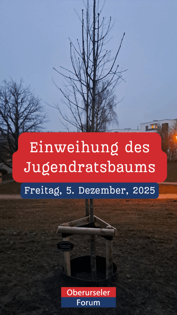 Einweihung des Jugendratsbaums