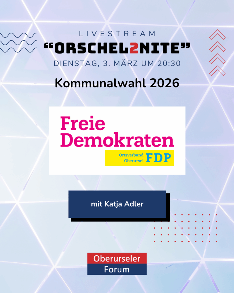 ORSCHEL2NITE: Kommunalwahl 2026 - FDP mit Katja Adler