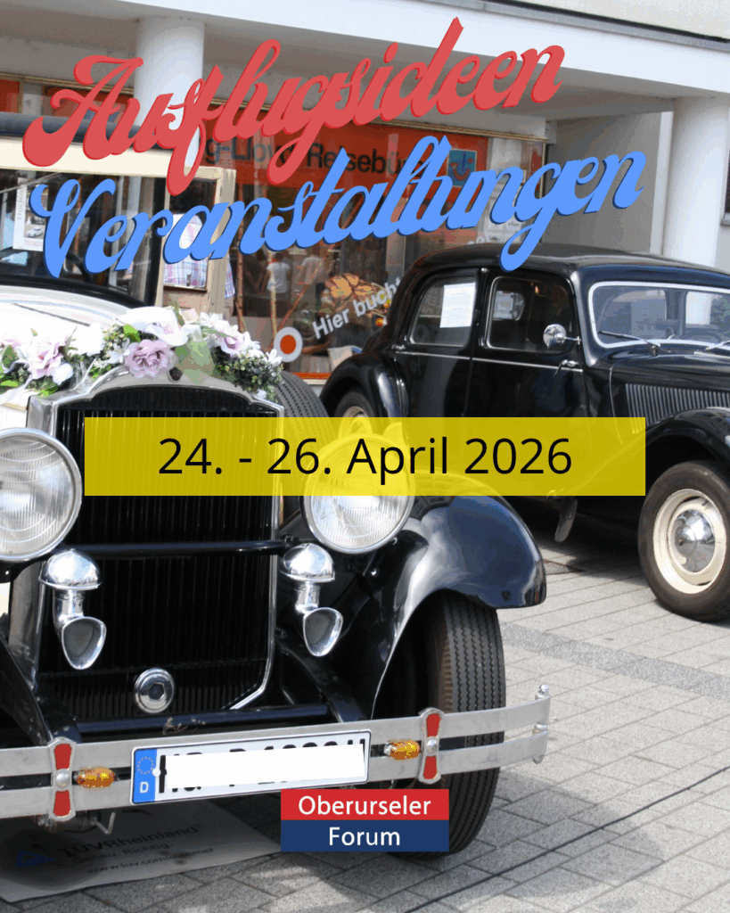 Ausflugsideen und Veranstaltungen, 24. - 26. April, 2026