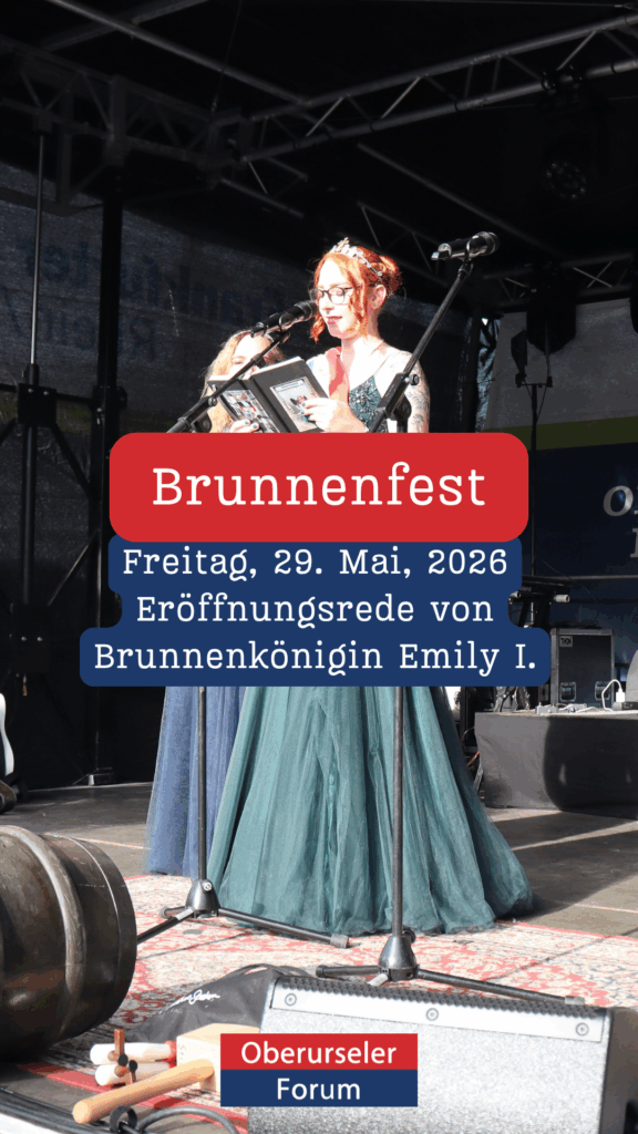 Eröffnungsrede von Brunnenkönigin Emily I.