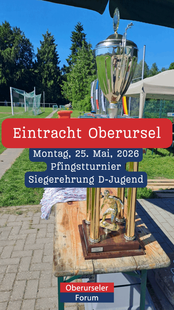 Eintracht Oberursel Pfingstturnier Siegerehrung