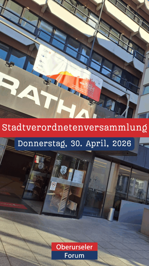 Warum die Stadtverordnetenversammlung heute Abend für fast 45 Minuten unterbrochen wurde...