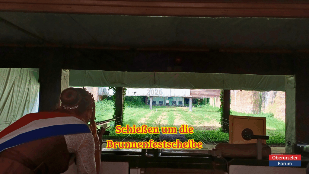 Schießen um die Brunnenfestscheibe