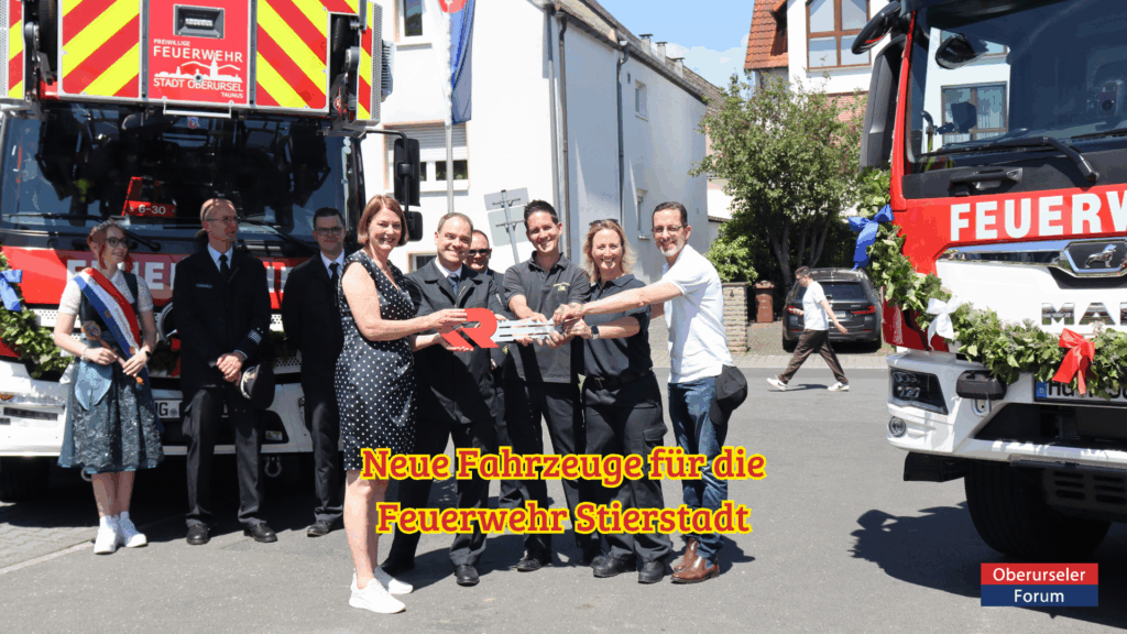Neue Fahrzeuge für die Feuerwehr Stierstadt