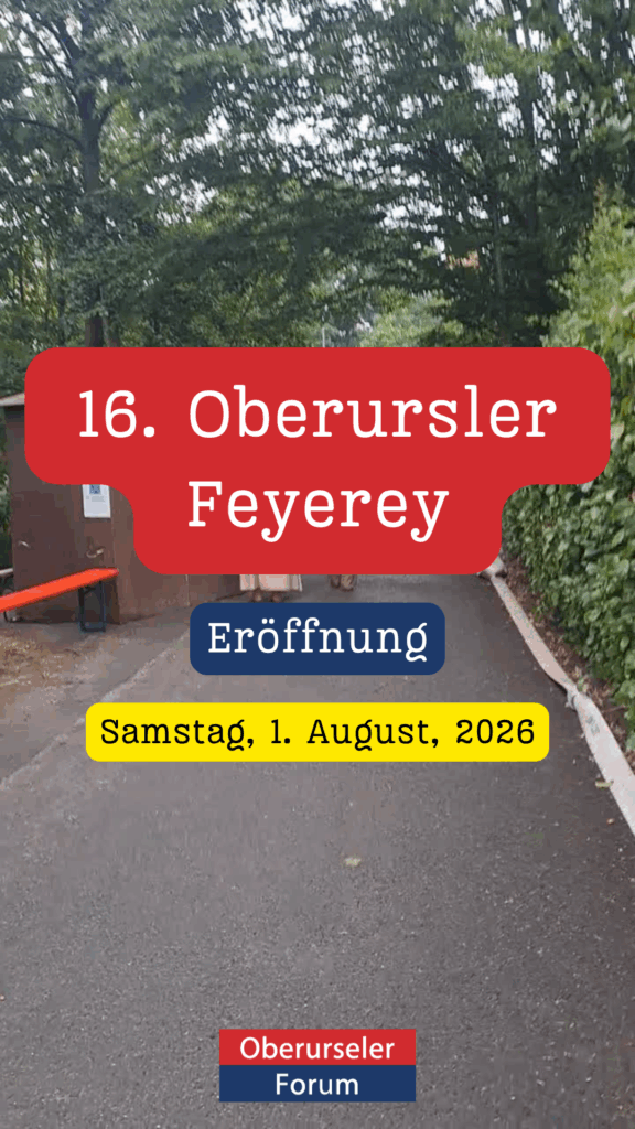 16. Oberurseler Feyerey - Eröffnung