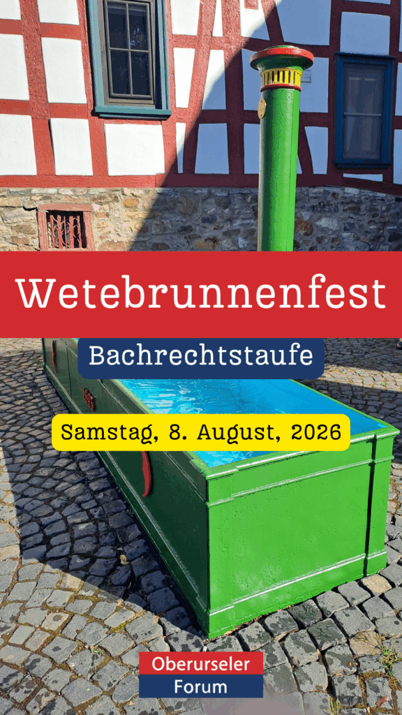 Wetebrunnenfest Bachrechtstaufe - Samstag, 8. August, 2026