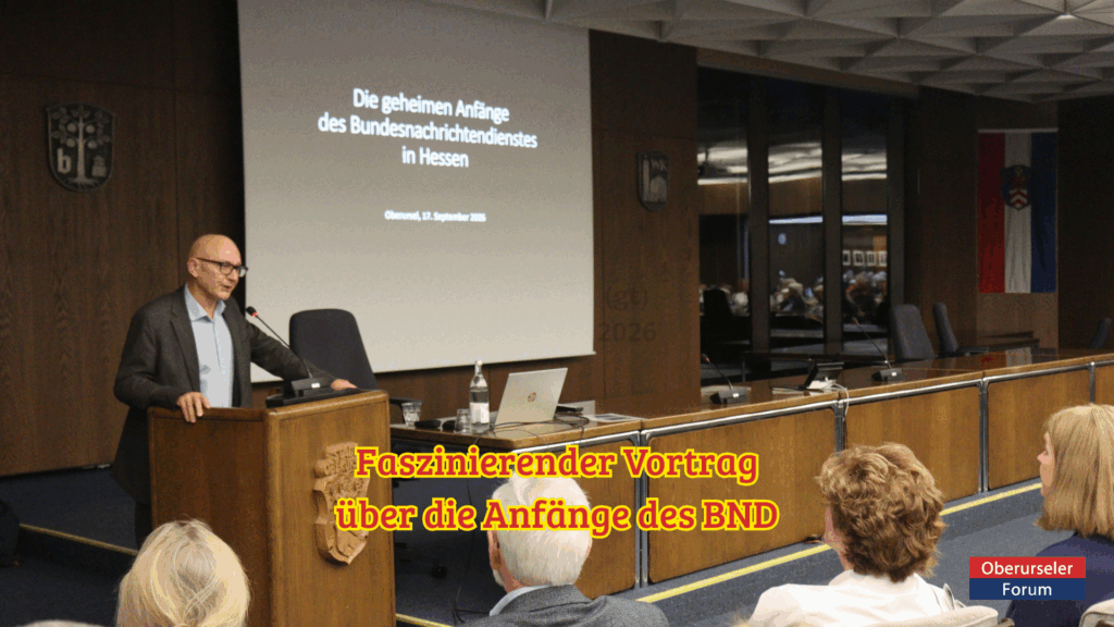 Faszinierender Vortrag über die Anfänge des BND