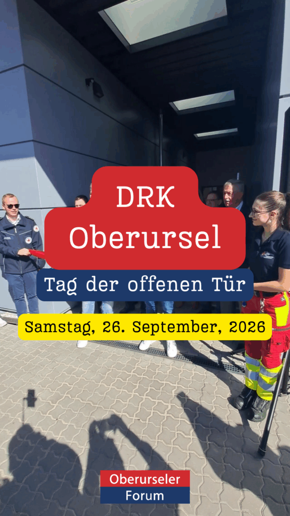 Einweihung der neuen Rettungswache mit der Unterkunft des DRK-Ortsvereins Oberursel