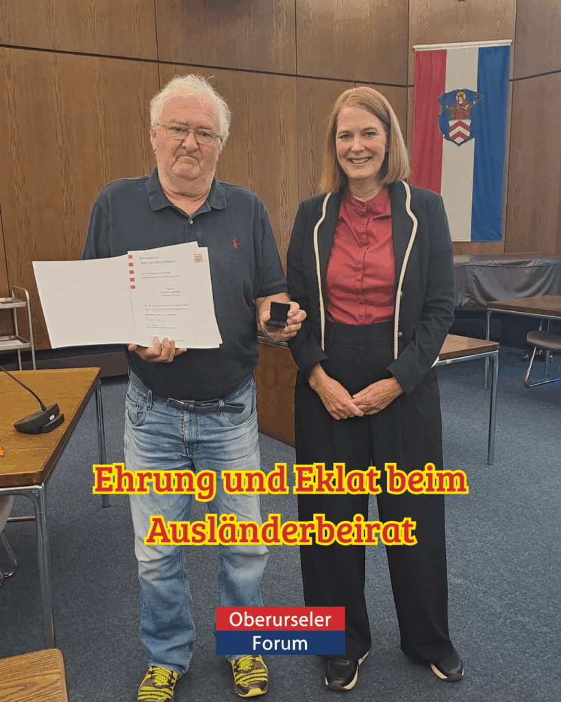Ehrung und Eklat beim Ausländerbeirat